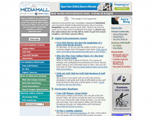 Tablet Screenshot of mediamall.com